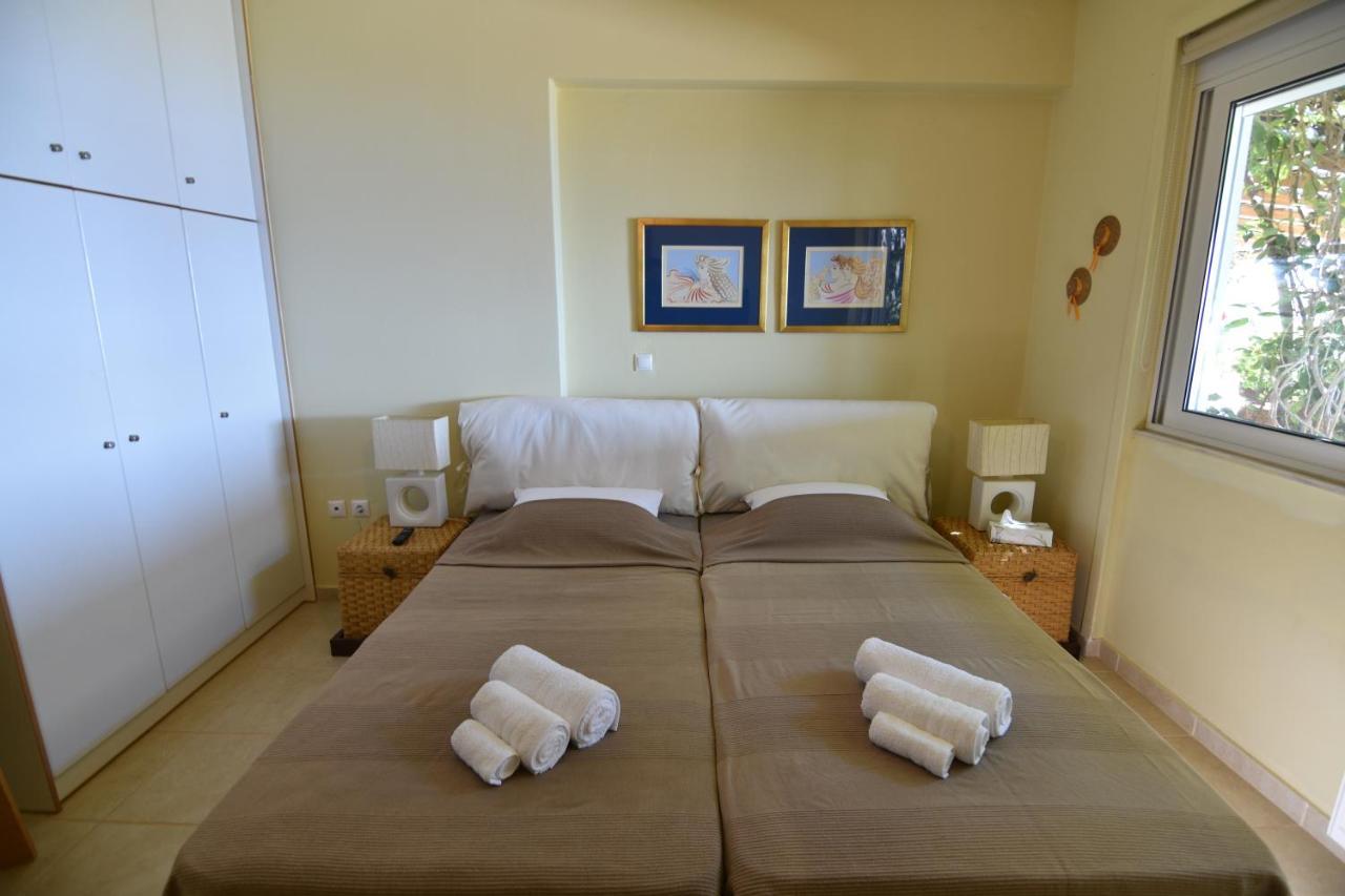 Blue Bay View - Beach House Vathirrevma Luaran gambar