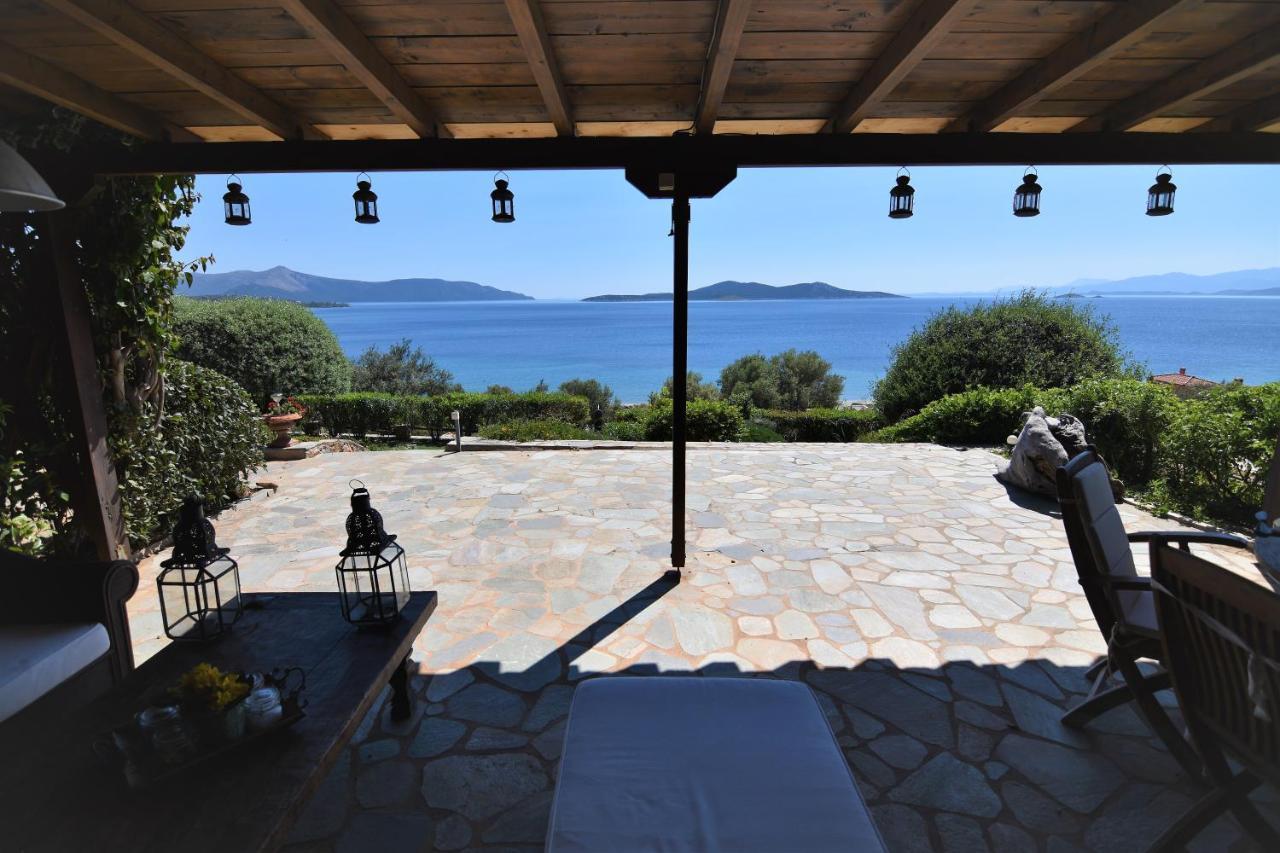 Blue Bay View - Beach House Vathirrevma Luaran gambar