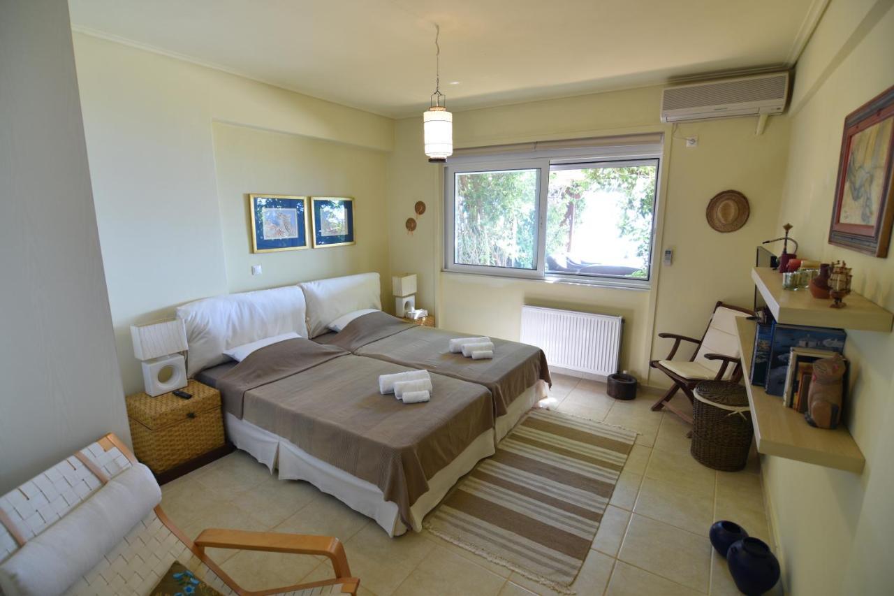 Blue Bay View - Beach House Vathirrevma Luaran gambar