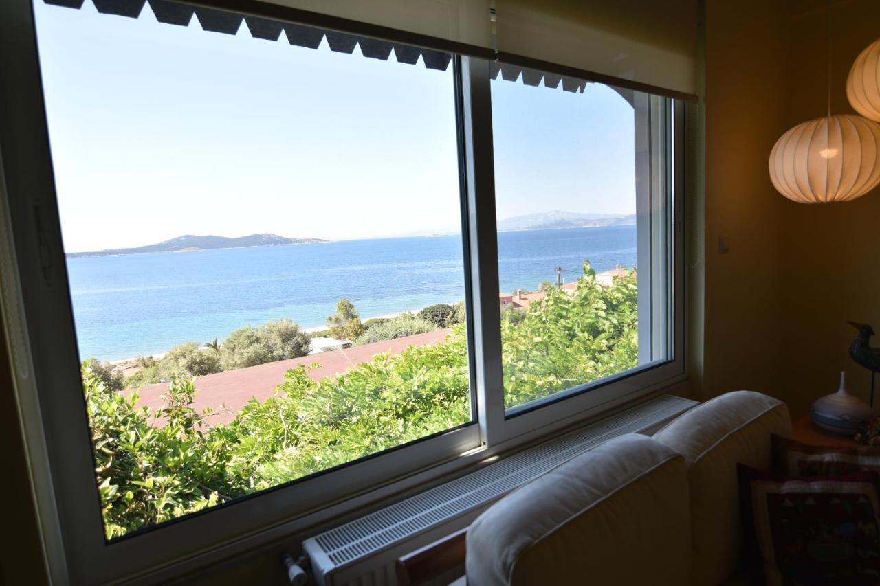 Blue Bay View - Beach House Vathirrevma Luaran gambar